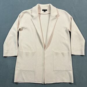 J.Crew Sophie Open-front‎ Sweater Blazer XS Pink Merino Wool Blend Relaxed Fit
